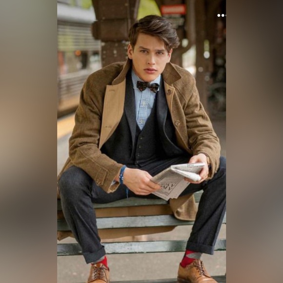 Rugby by Ralph Lauren Medium Reversible Tweed Trench Coat - Picture 14 of 14